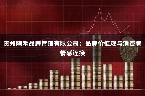 贵州陶禾品牌管理有限公司：品牌价值观与消费者情感连接